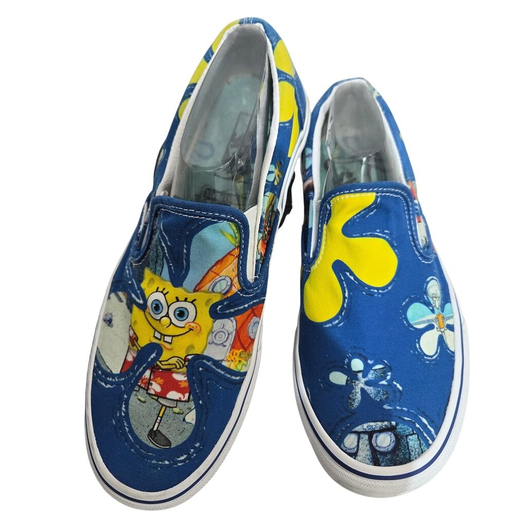 Vans x SpongeBob Classic Slip-On Shoe Sneaker Unisex Men's 8.5 Women's 10 #968